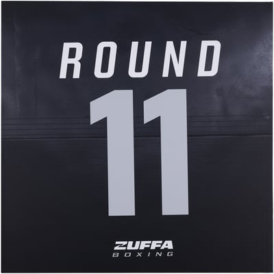 Zuffa Boxing 04 Fanatics Authentic Event-Used Round 11 Ring Round Card