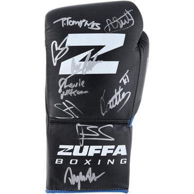 Zuffa Boxing 07 Autographed Fanatics Authentic Boxing Glove with 10 Signatures from Main Card Fighters